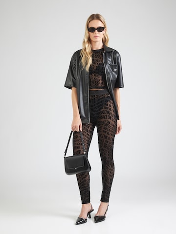Versace Jeans Couture Skinny Fit Панталон в черно