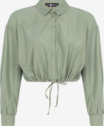 Jimmy Sanders Μπλούζα φούτερ σε πράσινο: μπροστά