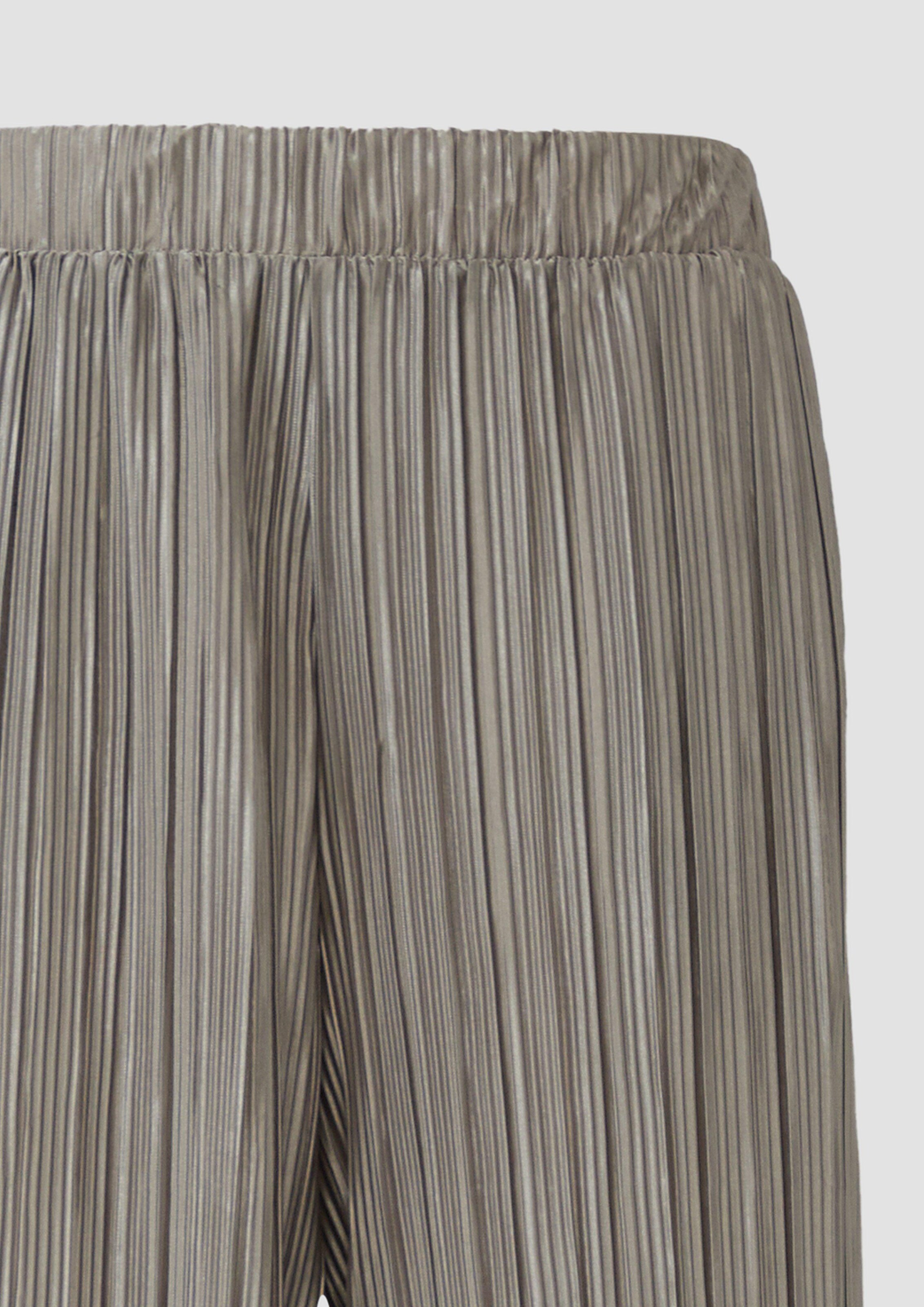 QS Wide Leg Hose in Grau