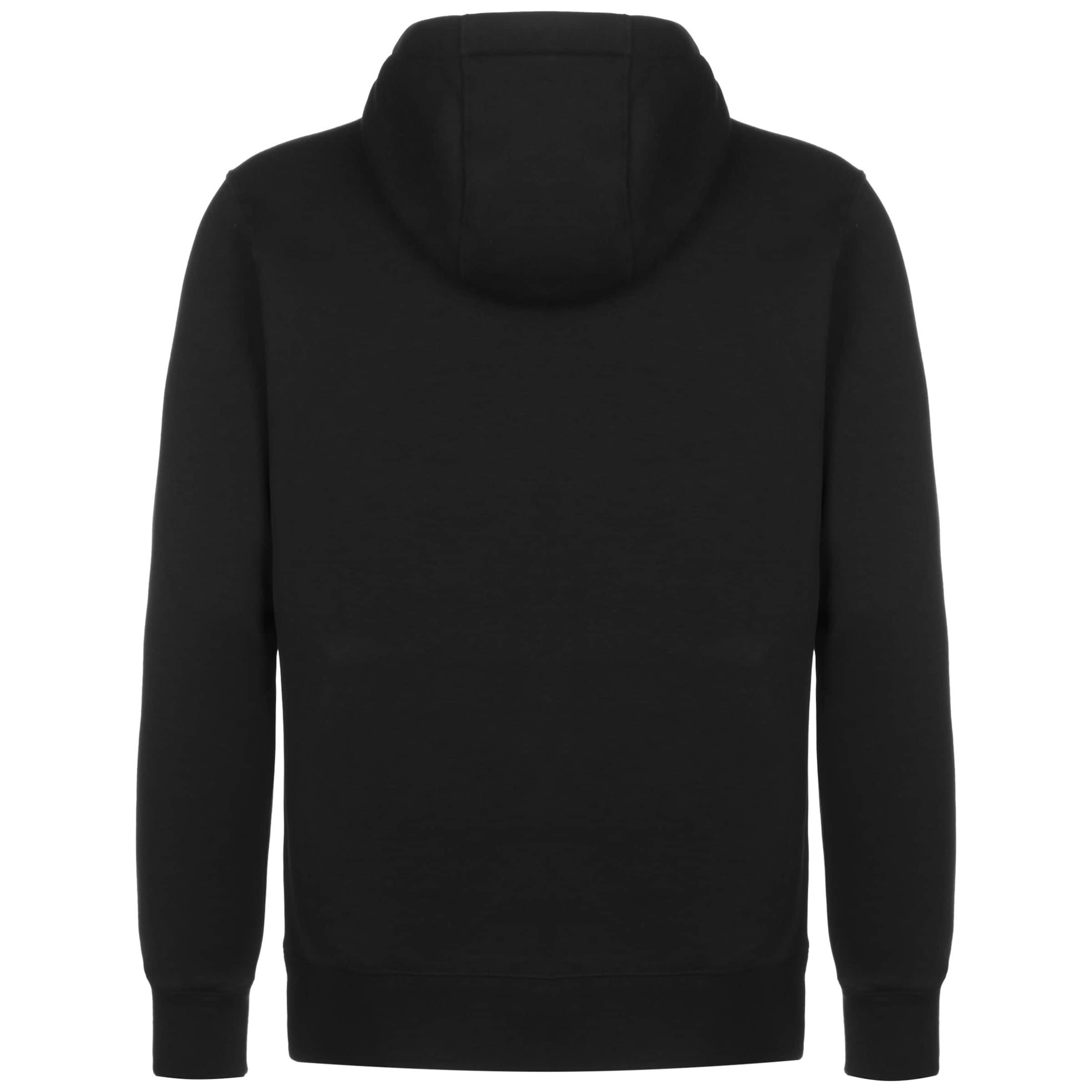 juoda Nike Sportswear Standartinis modelis Megztinis be užsegimo 'Club Fleece'