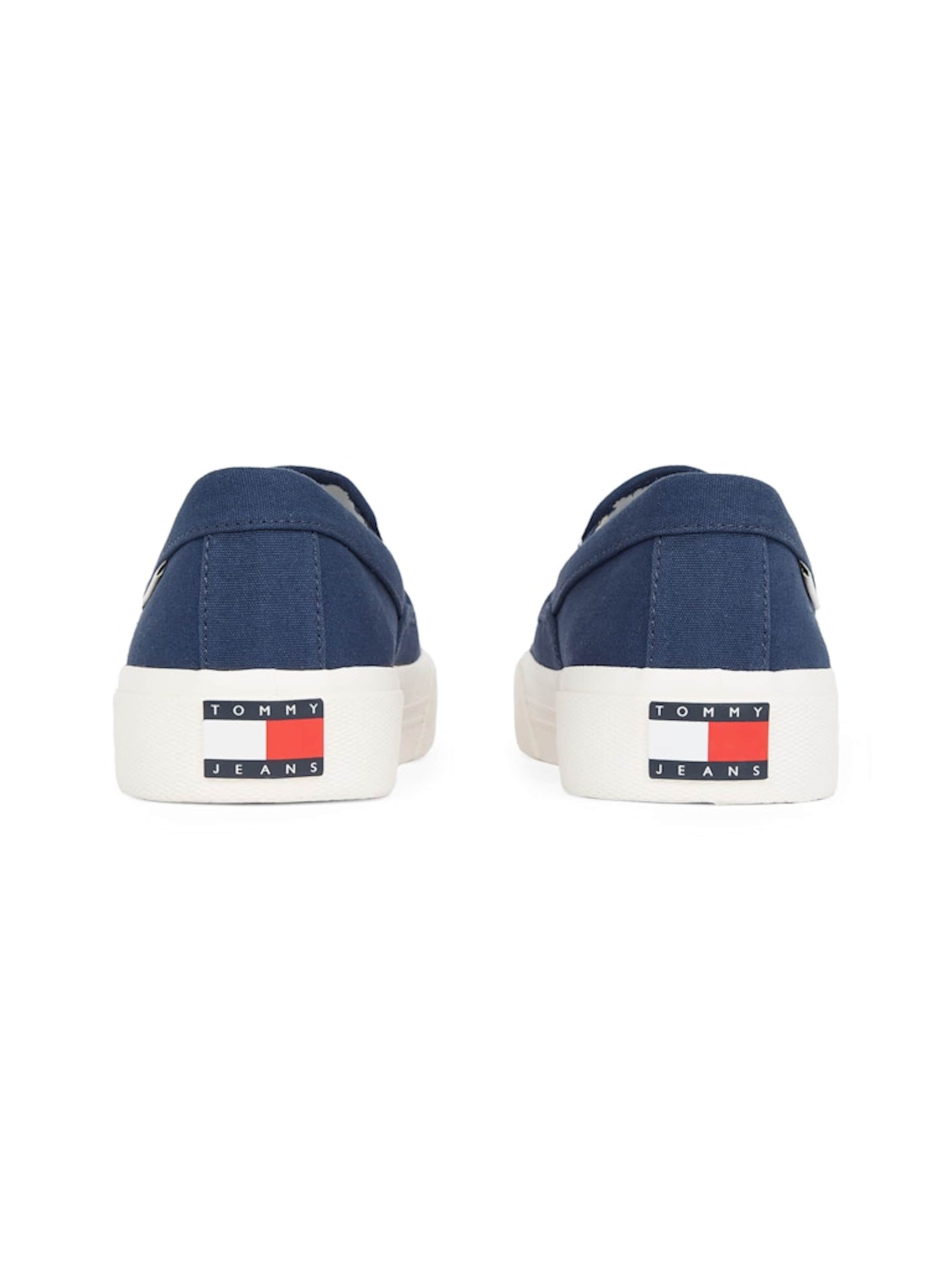 Tommy Jeans Спортни обувки Slip On в синьо