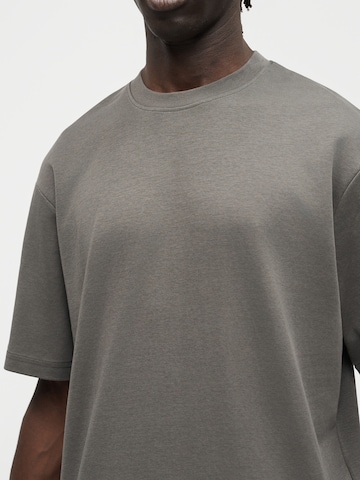 SELECTED Koszulka 'SLHLOSCAR' w kolorze szary