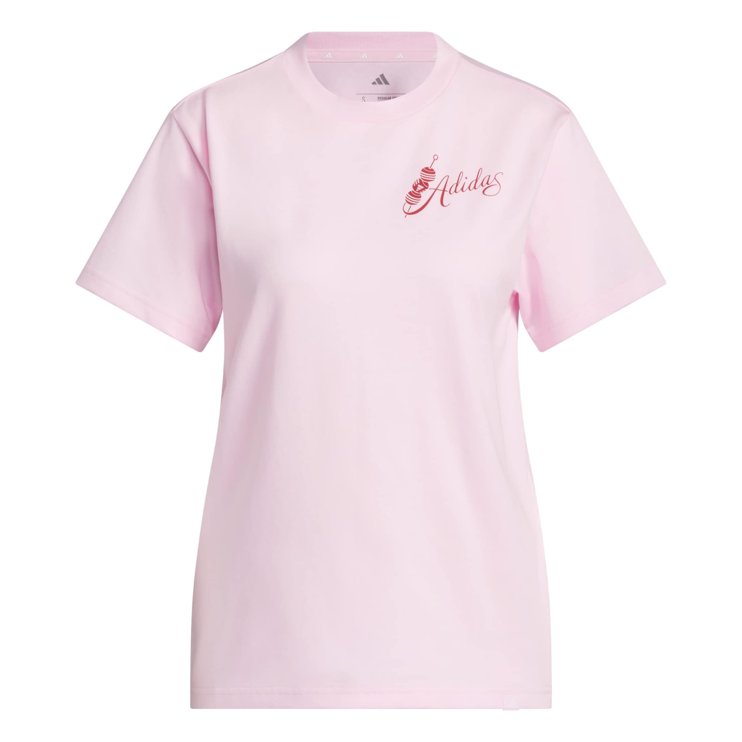 ADIDAS SPORTSWEAR Performance shirt 'Mind Body & Spirit(S)' in Pink