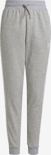 ADIDAS ORIGINALS Housut 'Trefoil' värissä meleerattu harmaa / valkoinen, Tuotenäkymä