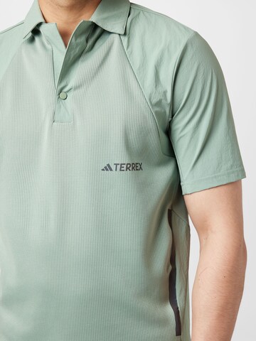 ADIDAS TERREX - Camisa funcionais 'Campyx' em verde