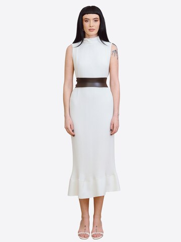 Haute Cuir - Cinturón 'Slim Sablier Corset Belt' en marrón