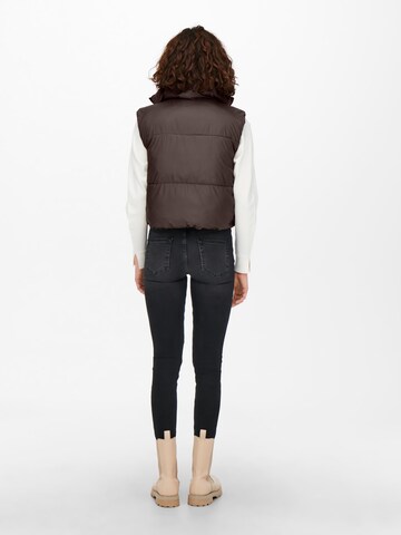 Gilet 'Ricky' ONLY en marron