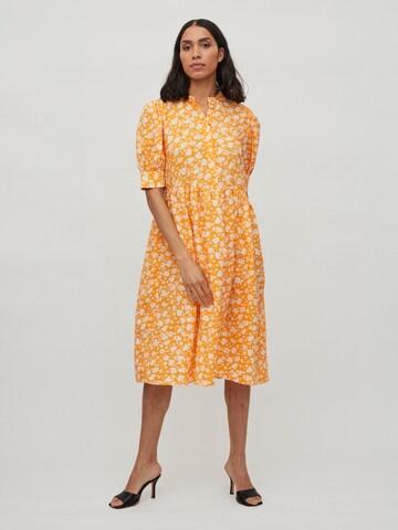 VILA Sukienka koszulowa 'Haylee' w kolorze pomarańczowy
