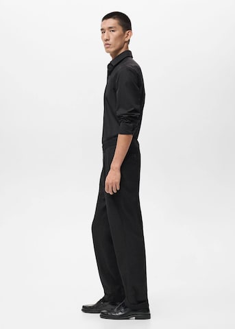 MANGO MAN Slim fit Button Up Shirt 'Bilbao' in Black
