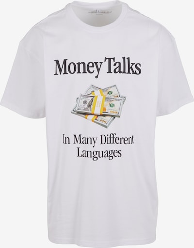 Mister Tee Koszulka 'Money Talks' w rozmiarze XXXL w kolorze żółty / zielony / czarny / białym, Podgląd produktu