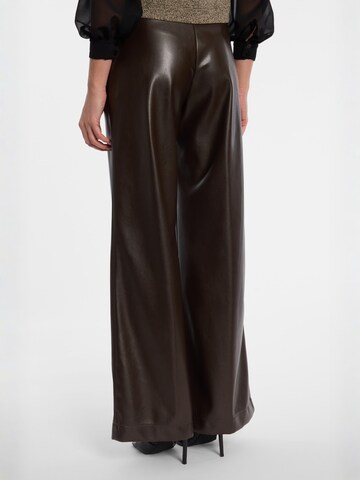 Ana Alcazar Wide leg Broek 'Enoras' in Bruin