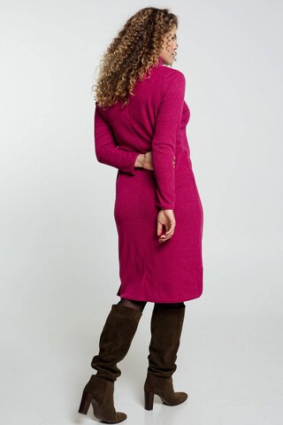 Paprika Strickkleid in Pink