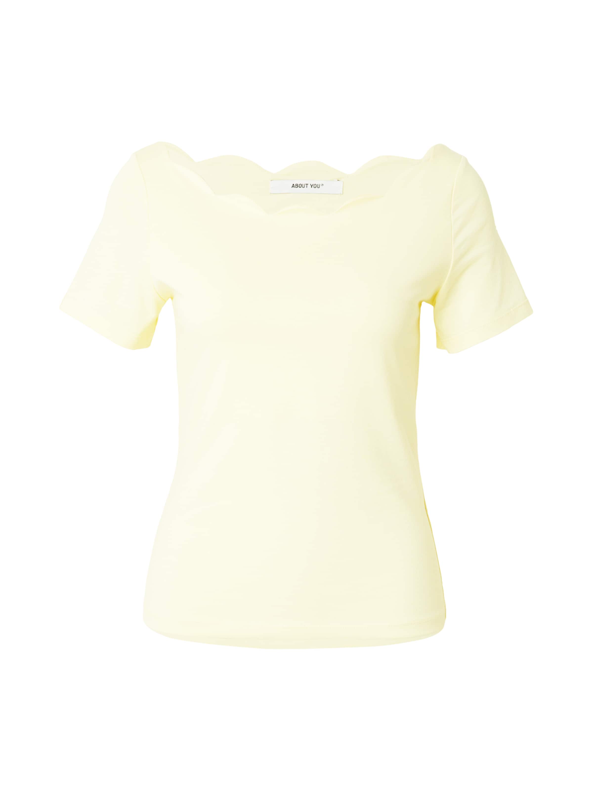 T-shirt 'Charlotta' ABOUT YOU en jaune : devant