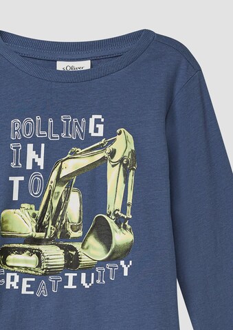 T-Shirt s.Oliver en bleu