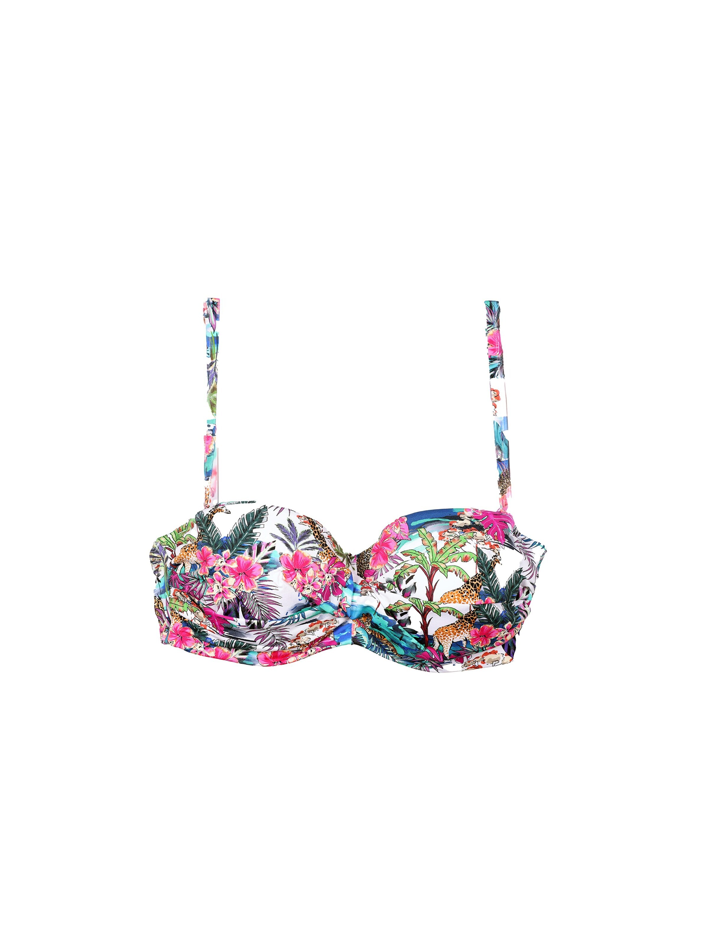 Lady EtnaBandeau Bikini 'Aruba' - roza boja