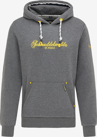 Schmuddelwedda Sweatshirt 'Hamburg St. Pauli' in Grau: predná strana