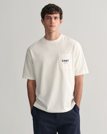 GANT T-Shirt in Beige: predná strana