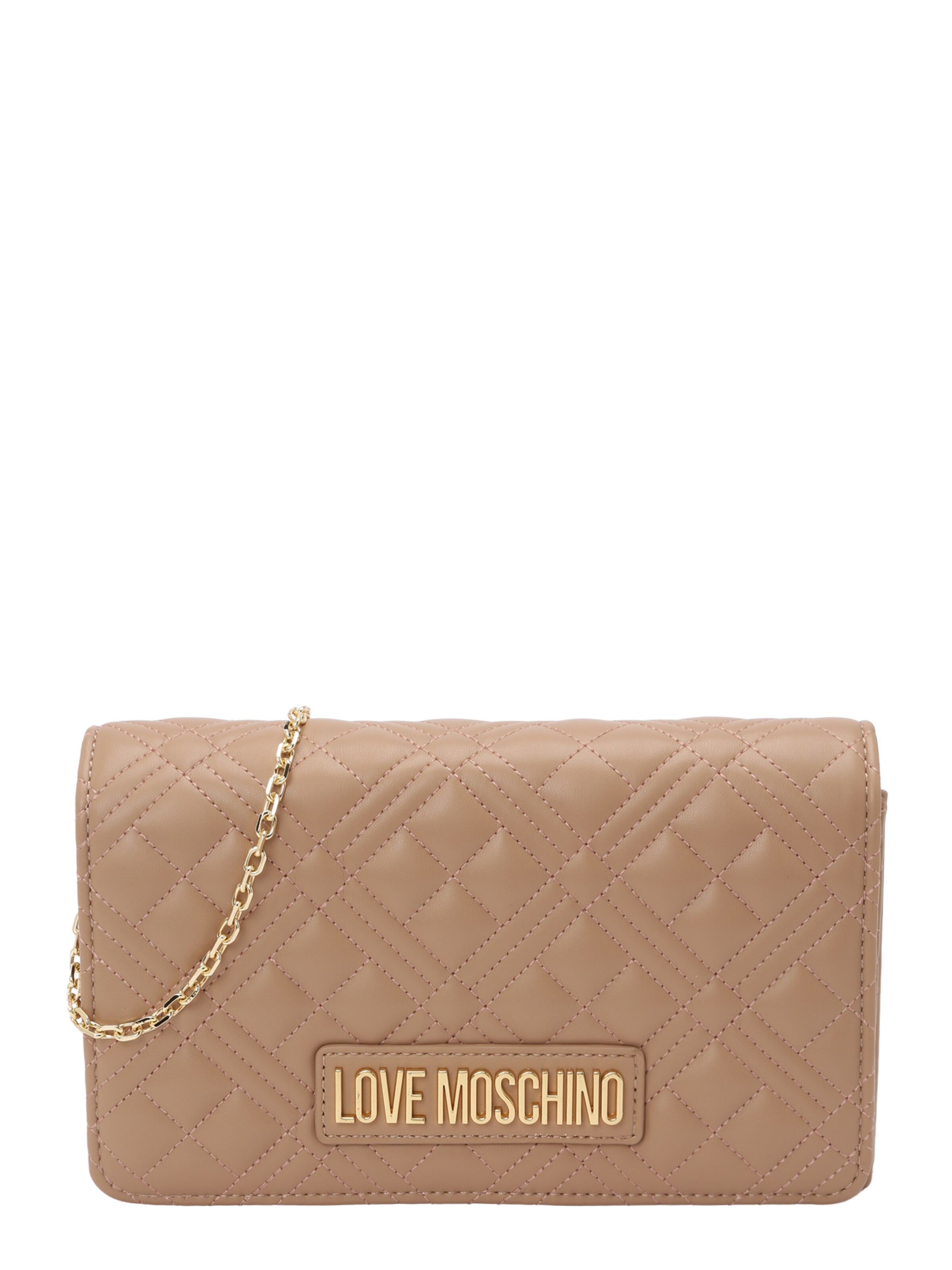 Love Moschino - Mala de ombro em bege: frente