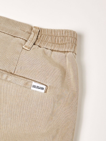 Regular Pantalon à pince Goldgarn en beige