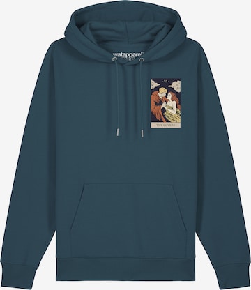 Watapparel Sweatshirt ' Tarot The Lovers ' in Blauw: voorkant