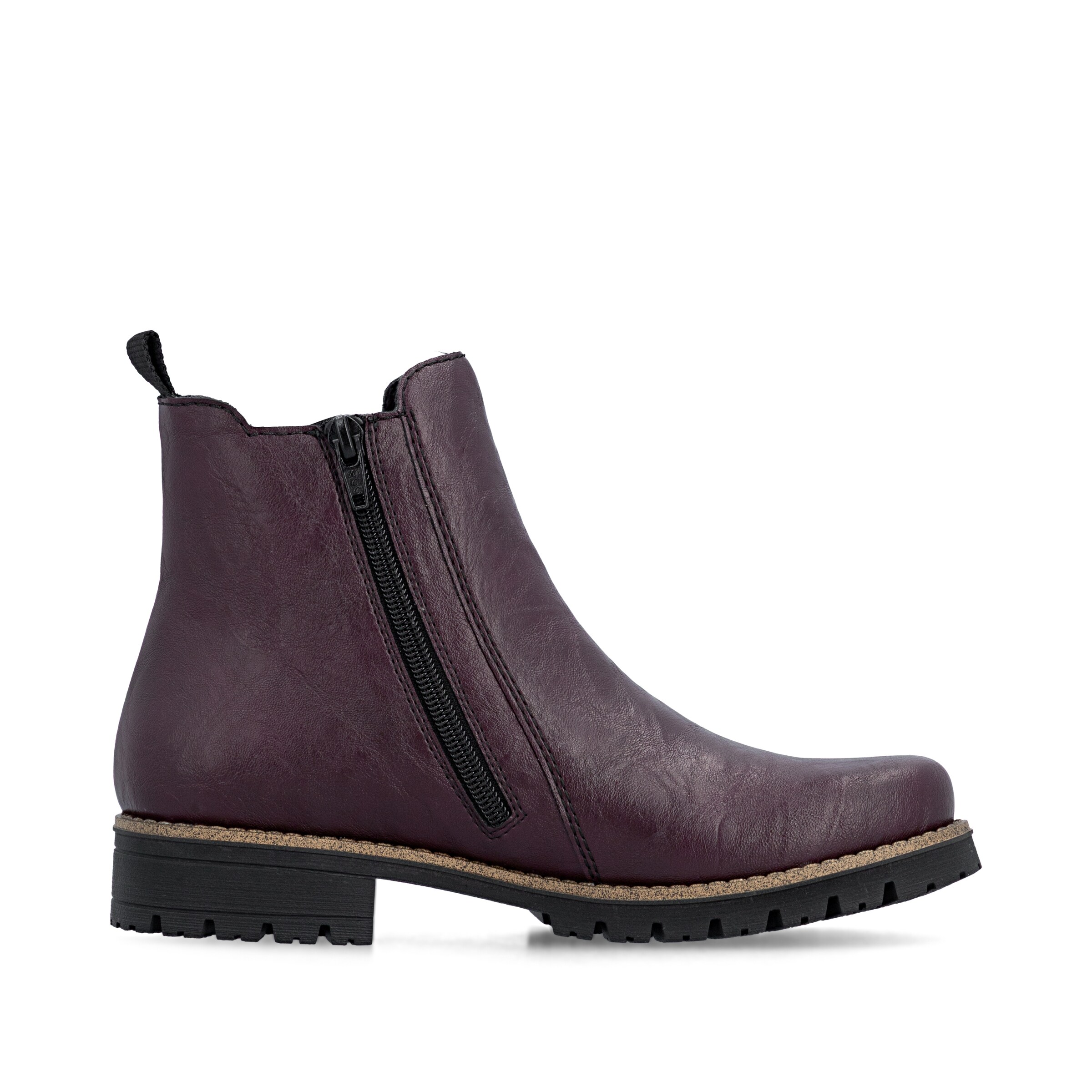 Bottines Rieker en rouge