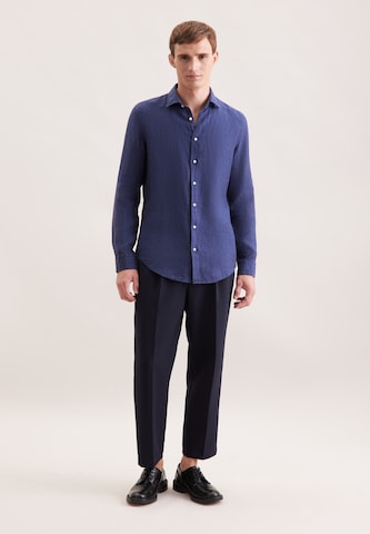 SEIDENSTICKER Slim fit Zakelijk overhemd in Blauw