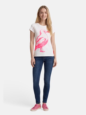 salzhaut Shirt 'Abbeldwatsch' in White