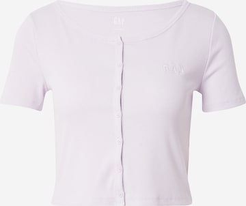 GAP Gebreid vest in Lila: voorkant