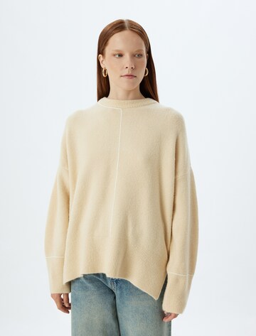 Koton Trui in Beige: voorkant