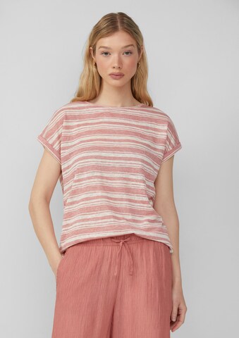 QS T-Shirt in Orange: Vorderseite