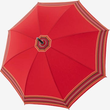 Doppler Manufaktur Paraplu 'Zürs Rustika' in Rood