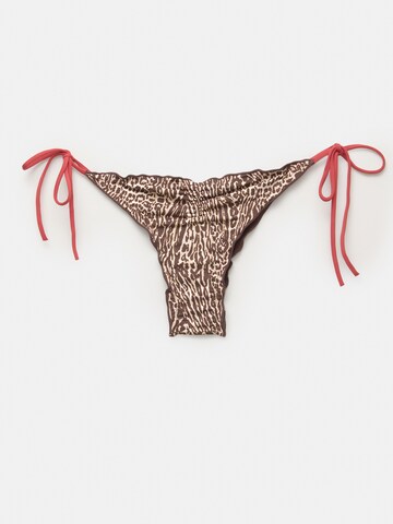 Pull&Bear Bikini bottom in Red