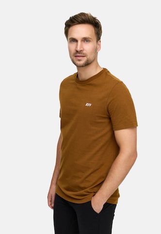 T-Shirt 'JFCayson' JEFF en marron