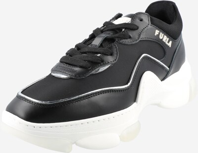 Sneaker low 'WONDER' FURLA pe negru / argintiu / alb, Vizualizare produs