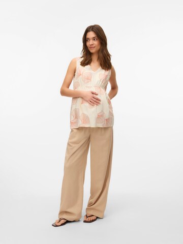 MAMALICIOUS Top 'MLShell' in Beige