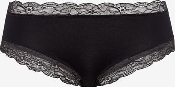 Hanro Hipster ' Cotton Lace ' in Schwarz: predná strana