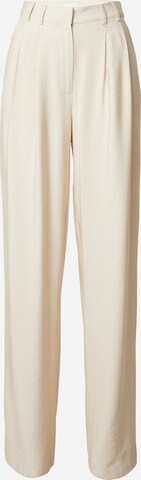 Pantaloni con pieghe 'Draco' di LeGer by Lena Gercke in beige: frontale