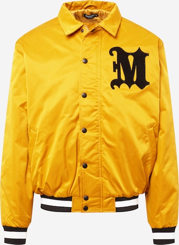 Mennace Between-Season Jacket in Yellow: front