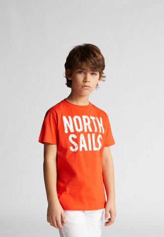 T-Shirt North Sails en orange : devant