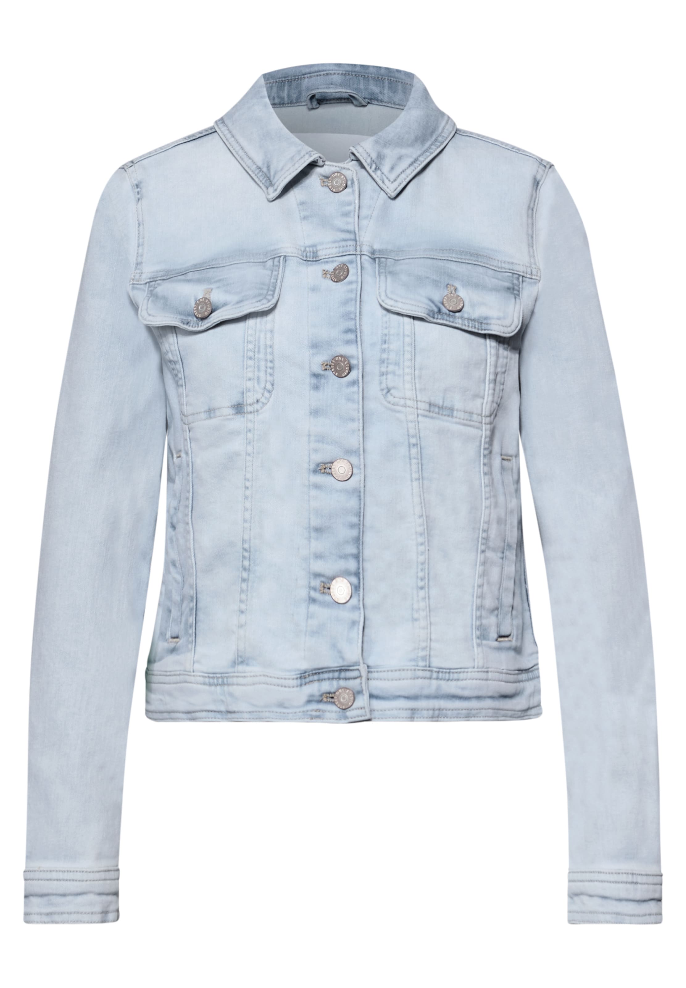 Street One Studio Between-Season Jacket in Blue: front