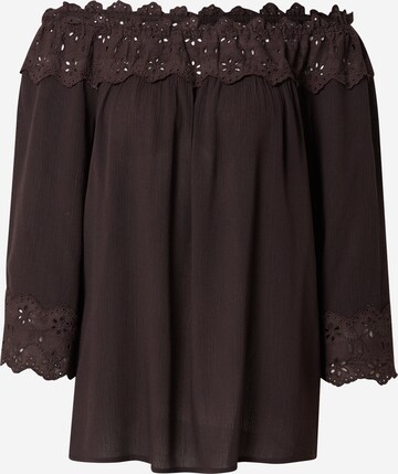 Cream Bluse 'Bea' in Brown: front