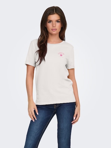 JDY T-Shirt 'JDYKITTY' in Weiß: Vorderseite