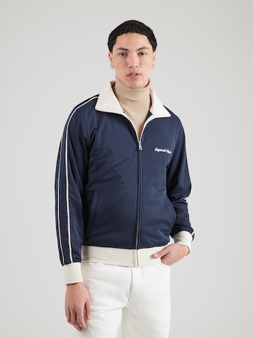 JACK & JONES Sweatjacke 'JORNIAGARA' in Blau: Vorderseite