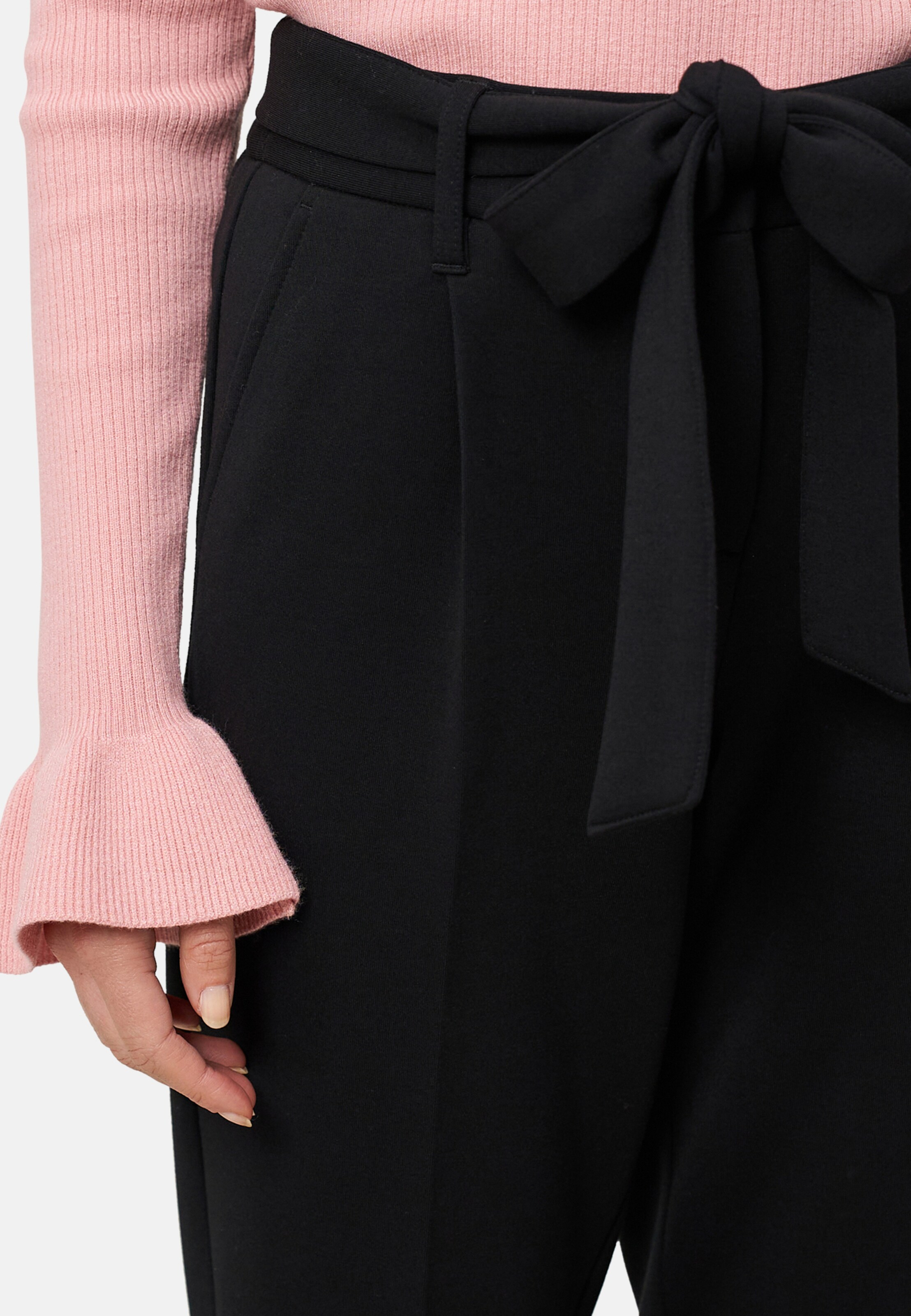 zero Skinny Hose in Schwarz