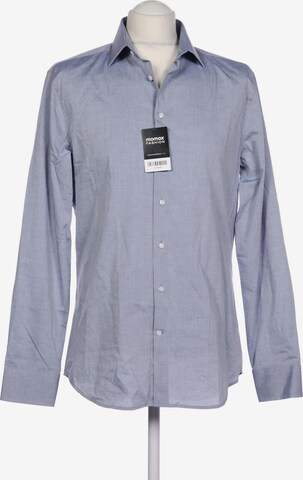 SEIDENSTICKER Button Up Shirt in M in Blue: front