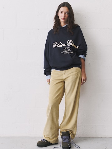 Pull&Bear Sweatshirt 'PACIFIC' in Blauw