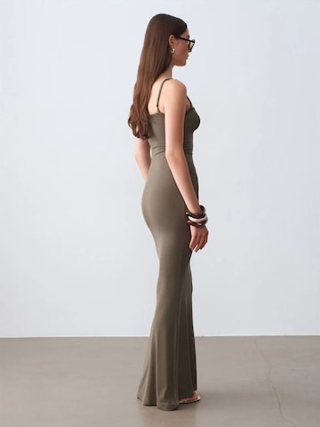 Dilvin - Vestido em verde