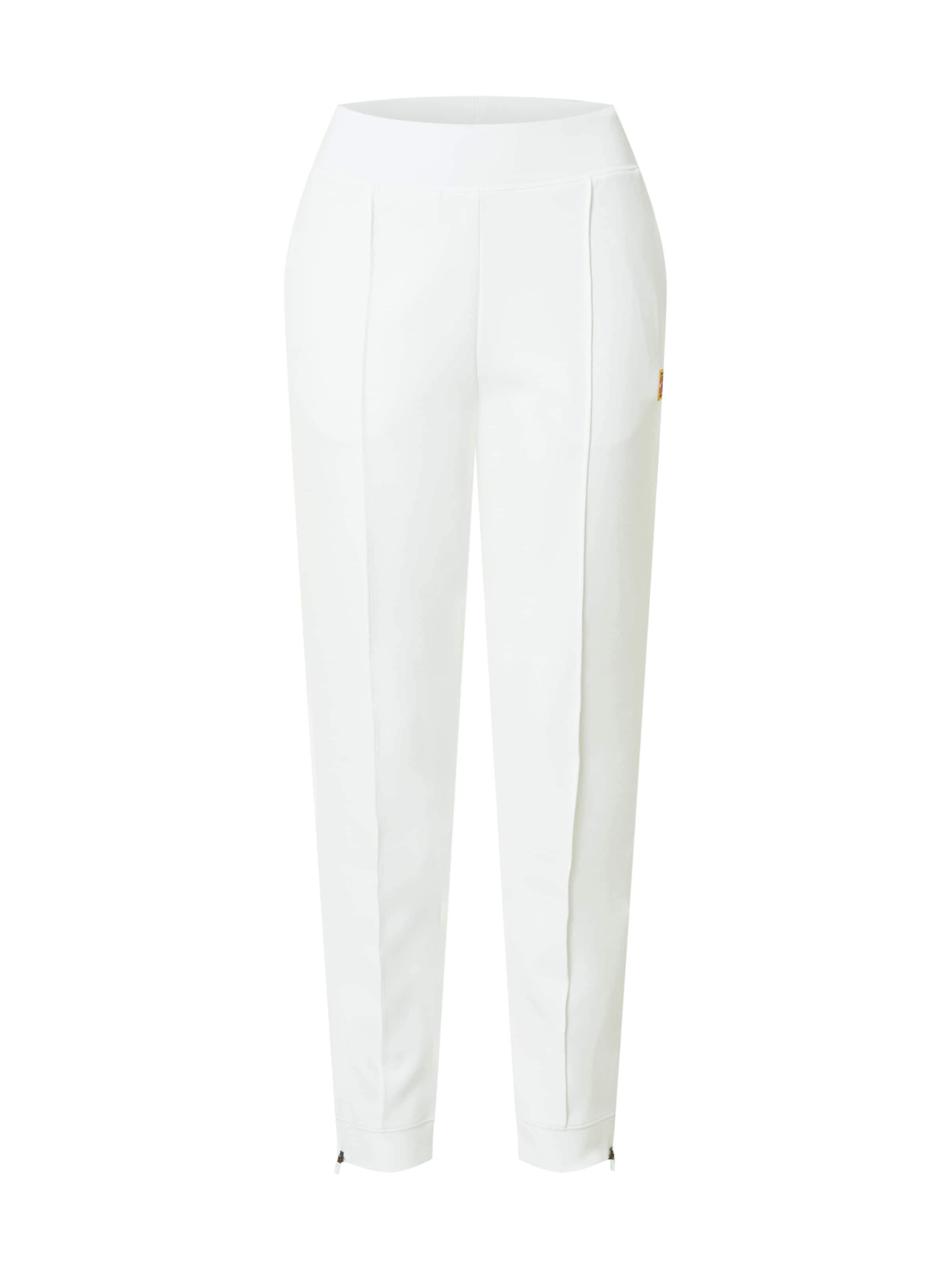 NIKE Tapered Urheiluhousut 'Heritage' värissä valkoinen: etupuoli