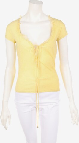 Cavalli Class Top & Shirt in S in Yellow: front