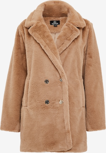 Threadbare Ανοιξιάτικο και φθινοπωρινό παλτό 'Furry' σε ανοικτό καφέ, Άποψη προϊόντος
